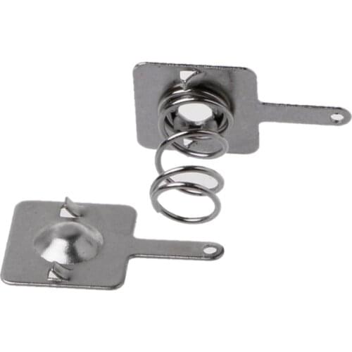 50 Pairs Metal Battery Spring Plate Set for AA AAA Positive Negative Contact