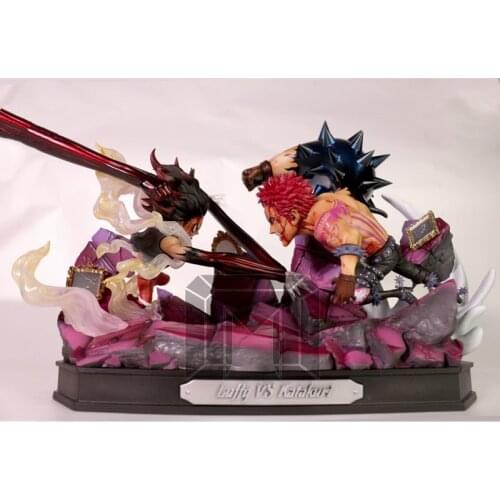 ONE PIECE GK MP-Studio Luffy VS Charlotte Katakuri 35CM Limited Statue RESIN Action Figure Collectible Model Toys F81
