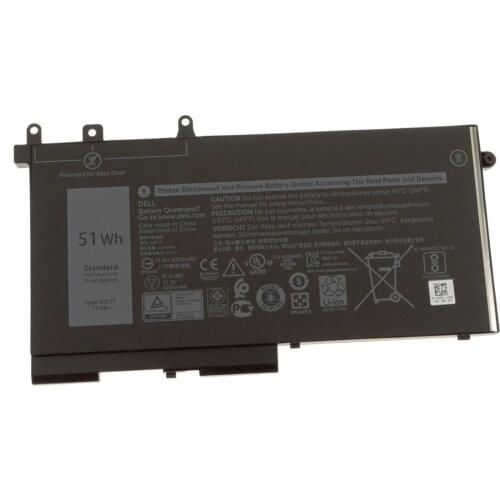Genuine New 93FTF Battery for Dell Latitude E5280 E5480 E5580 E5290 E5490 E5590 083XPC 4YFVG 3DDDG 51Wh