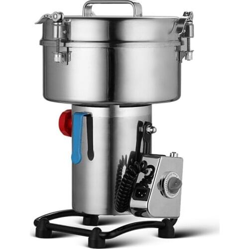 Commercial Stainless Steel 4500g Electric Grinder Mini Traditional Chinese Medicine Blender Household Grinding Machine