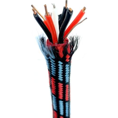 HiFi Speaker Wire Pure Copper + Tin + Braid Shielded Bulk Audio Cable