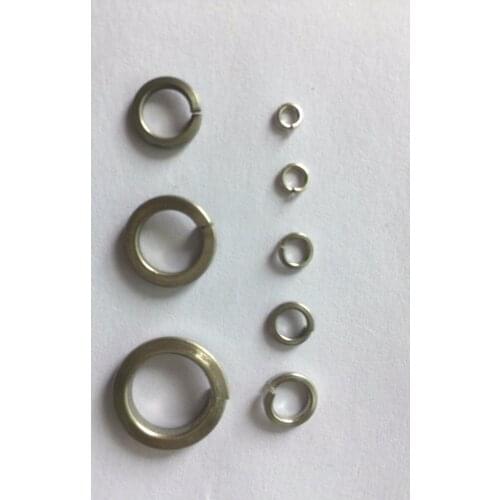 100pcs M2 M2.5 M3 M4 M5 M6 M8 Stainless Steel Spring Washer Split Locking Washers Spring Gasket
