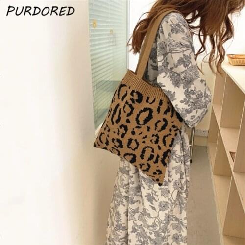 Женские вязаные сумки PURDORED China At AliExpress