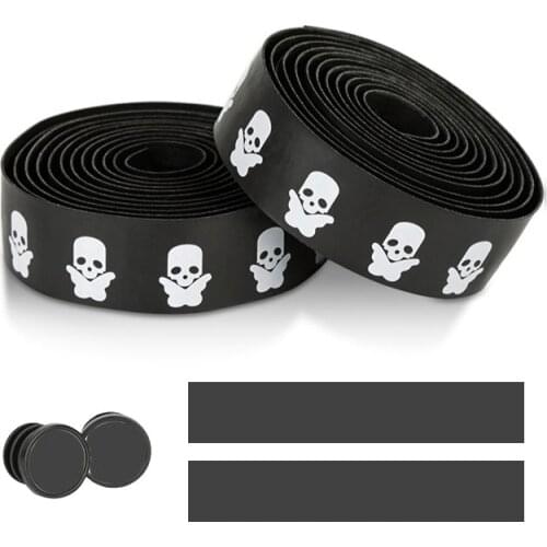 Bicycle Personalized Handlebar Strap Road Bike Shock Absorber Strap Upgraded Handle Plug PU Strap Dead Speed Handlebar Wrap