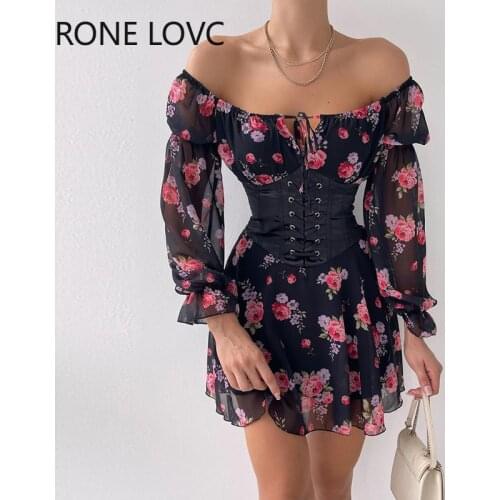 Летние шифоновые платья RFORX PANS China At AliExpress