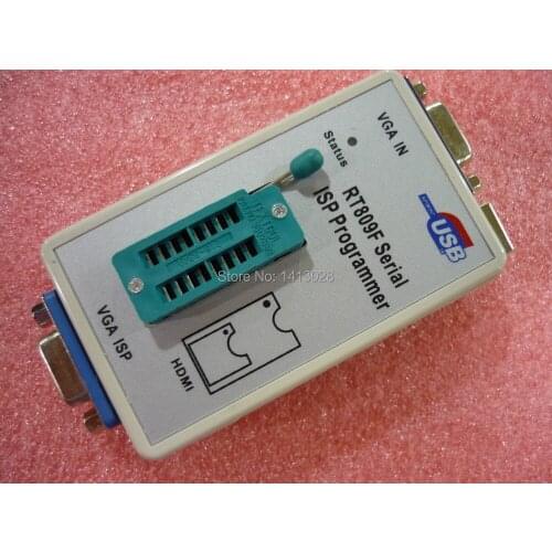 RT809F hd USB LCD LCD burning device programmer 24-25-93 - a key to automatic identification, speaking, reading and writing