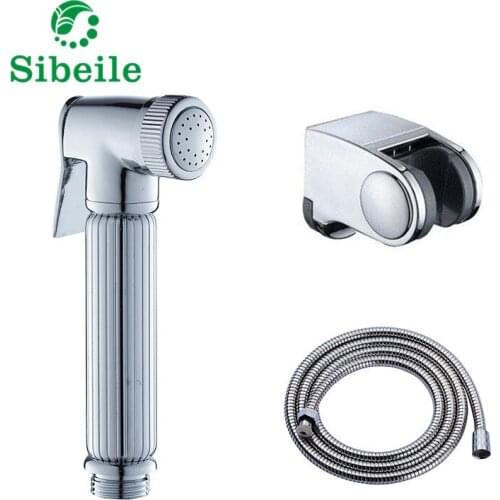 SBLE Chrome /Gold Brass Bidet Hand Sprayer Head Toilet Shower Head Bidet Sprayer Head Bathroom Accessories sets