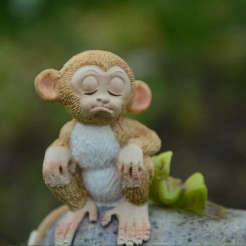 Silicone Mold Fondant Molds Asleep Monkeys and Frogs Soap Molds Cake Mould Decoration Silicone Rubber PRZY Eco-friendly 001