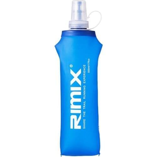 500ml TPU Soft Drink Water Bottle Folding Water Bag Flask For Outdoor Sport Camping Trail Running Jogging Marathon Free BPA