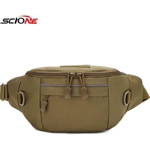 Military Tactical Chest Bag Men Army Waist Sling Bags Zipper Belt Pouch Hiking Fishing Hunting Camping Travel Outdoor XA182G