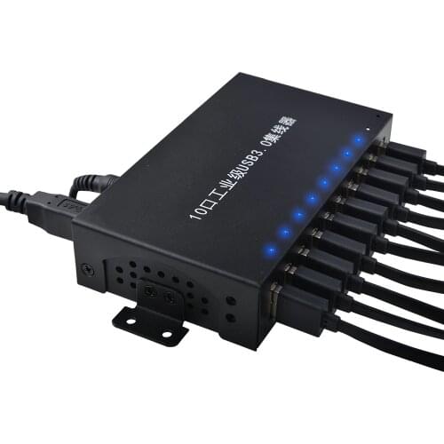High Speed computer accessories 10 Port Multi usb hub 3.0 With Adapter 5Gbps For PC Laptop Notebook Планшеты флешка