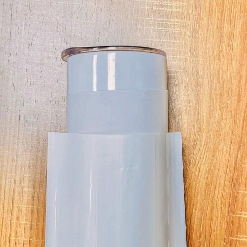 XHL-SUB175175 Transparent Sublimation Shrink Film Sleeve Shrink Wrap for Tumbler Sublimation Blank Phone Case