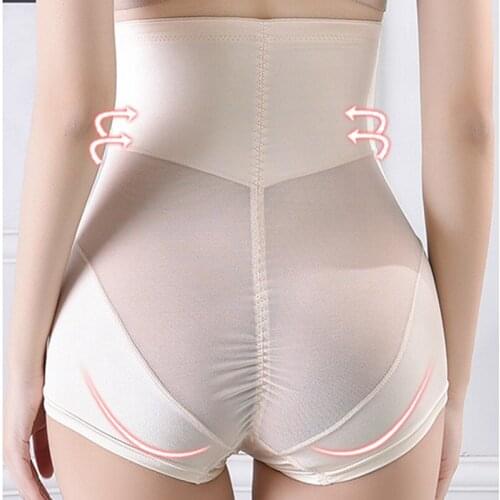 Womens Belly Pants Hip Shaping High Waist Postpartum Body Waist Pants Female Body Shaping Underwear