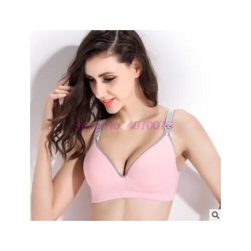 DHL 200pcs Cotton Maternity Nursing Bras Set Pregnancy Women Underwear Breast Feeding Bra