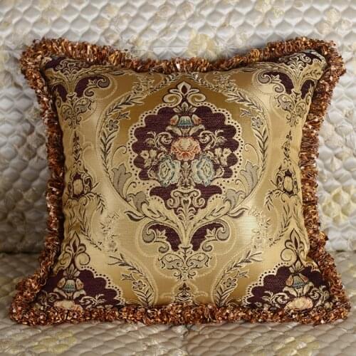 Gold Pendant cushions Luxury car pillow Decorative cushion, silver European cushion cover office