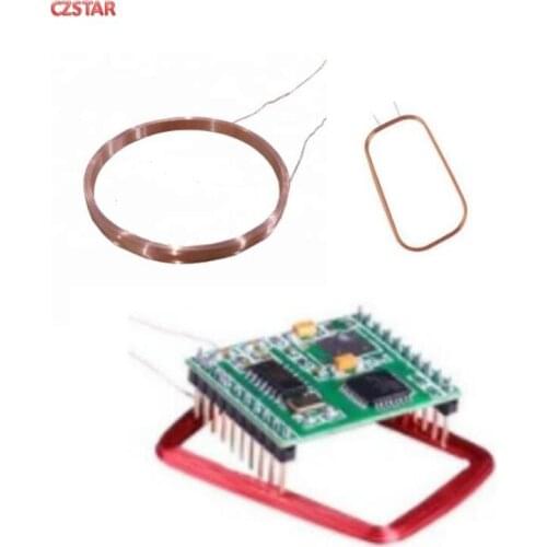 10pcs 134.2KHZ fdx-b ISO11784/85 rfid reader antenna passive transmitter tag reader LF customized antenna size