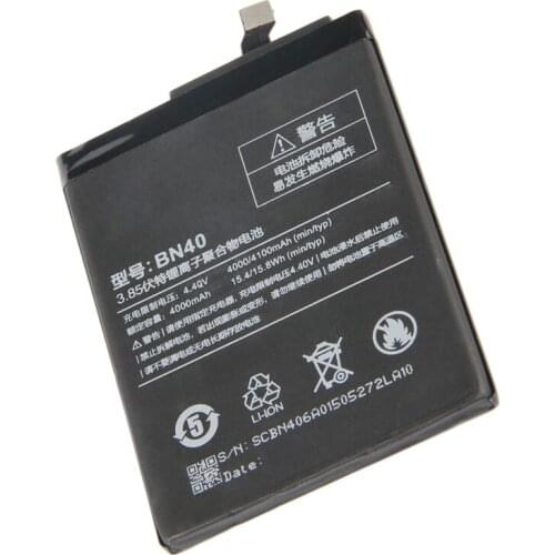 10pcs/lot BN40 4000mAh Battery For Xiaomi Redmi 4 Pro Prime 3G RAM 32G ROM Edition Redrice 4 Hongmi 4 Bateria Accumulator