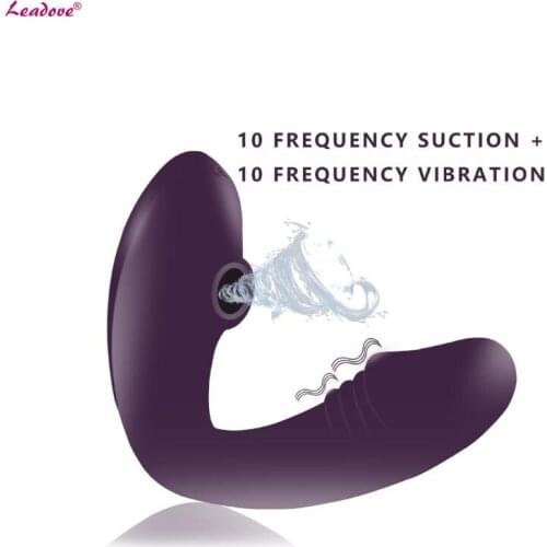10 Speeds Vagina Sucking Vibrator G Spot Vibrating Sucker Oral Sex Suction Clitoris Stimulator Sex Toy for Women Masturbation
