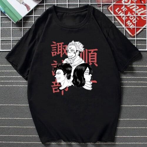 2021 Anime My Hero Academia Manga Sukuna Tee Boku No Hero Academia T shirt Unisex Short Sleeve Summer Cartoon Cotton T Shirts