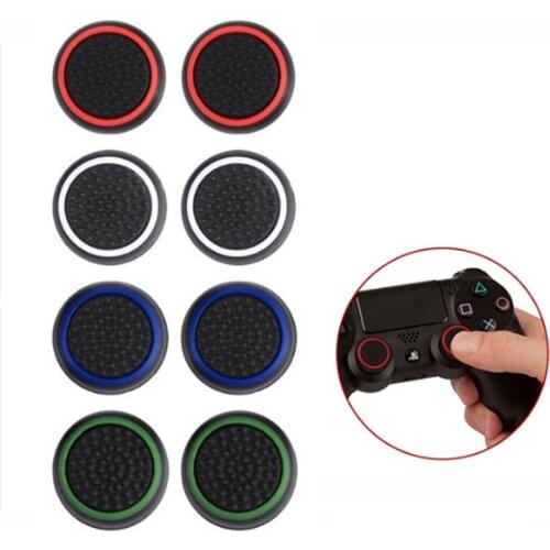 4Pcs PS4 Silicone Thumb Stick Grip Analogue For Xbox 360/PS3 Controller Wholesale