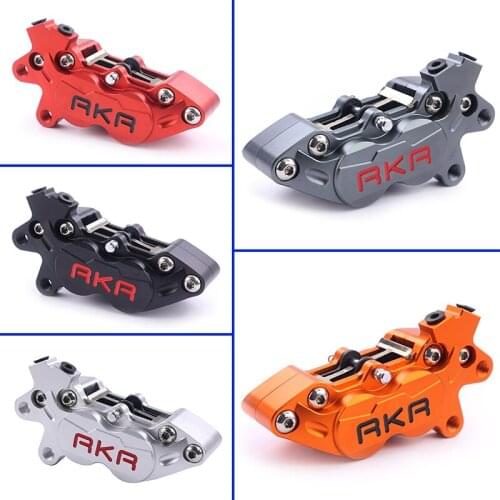 40mm Mount Motorcycle Brake Caliper 4 Piston Left Right for CBR 600 rr Grom HF6 BWS RSZ Scooter CNC Rear Brake Moto Disc Brake