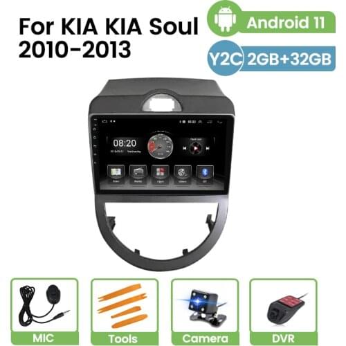 Tomostrong 4 CORE For KIA Soul 2010 2011 2012 2013 Car Radio Multimedia Video Player Navigation GPS Android Eight core 2+32G