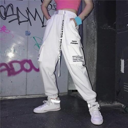 Sweatpants Women Mid Rise Workout Baggy Cargo Pants Women Loose Joggers Women Pants Trousers Hip Hop Style Streetwear Fall Pants