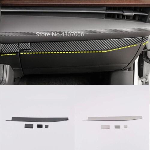 For Toyota Avalon XX50 2018 2019 2020 Car Cover Detector Trim Stainless Steel Glove Box Middle Console Control Dashboard Panel