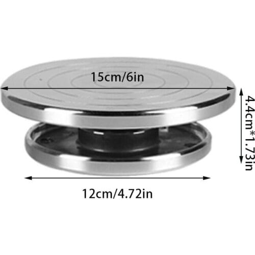 Double Face Use Aluminum Alloy Turntable for Ceramic Clay Sculpture Platform