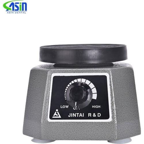 Dental Plaster Vibrator 4'' Round Small Gypsum Variable Intensity Shaker Oscillator Dental Lab Equipment