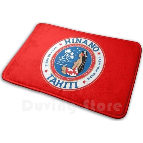 Hinano Tahiti Mat Rug Carpet Anti-Slip Floor Mats Bedroom Beer Brewery Drinks Tahiti Islands Brew Breweriana Beverages Tropical