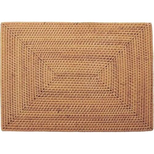 Table Mats Non Slip Rattan Placemats Dining Table Heat Resistant Woven Placemats Heat Resistant Mats for Dinner Table