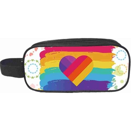 LIKEE Cosmetic Bag 3D Print Llkee Video App Pencil Case Zipper Stationery Bag Russia Stype Storage Pouch Makeup Box for Women