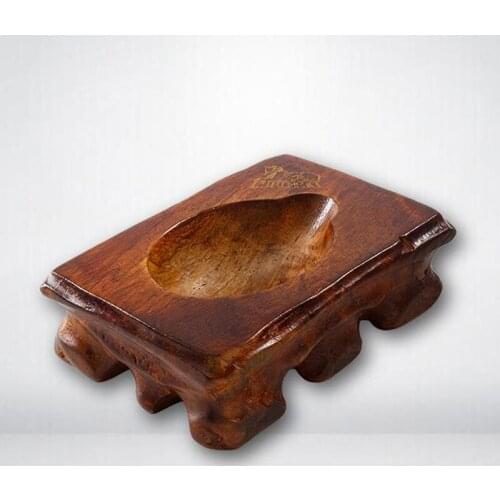 LUBINSKI High-end Pear Wood Power Coating Pipe Rack Tobacco Cigar Cigarette Pipe Holder Tool For Pipes Seat