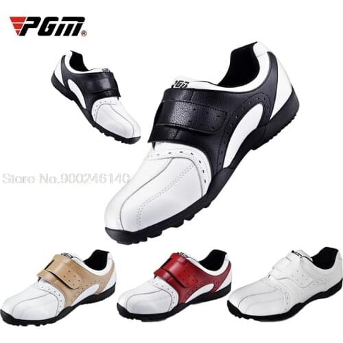Pgm Men Golf Shoes Waterproof Sports Shoes Lightweight Anti-Slip Sneakers Breathable Althletic Shoes Training Golf Trainers