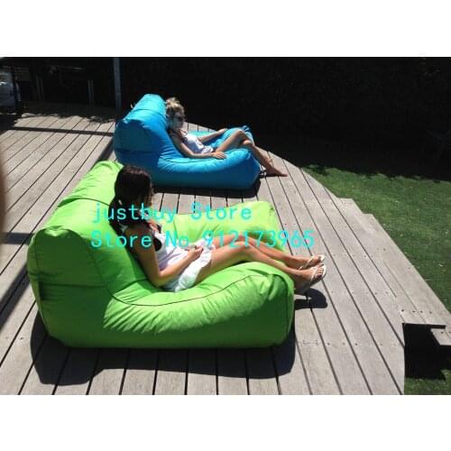 Relaxing beach bean bag outdoor lounge bean bag sofa, lake floating beanbag lazy lounger swimming chair