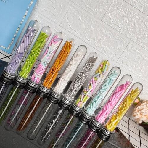 Sugar Bead Sugar Needle Cake Decoration Sugar Thick Needle Gold Pearl Pearl Sugar Colored Sugar Bead Baking Cupcake Decoration