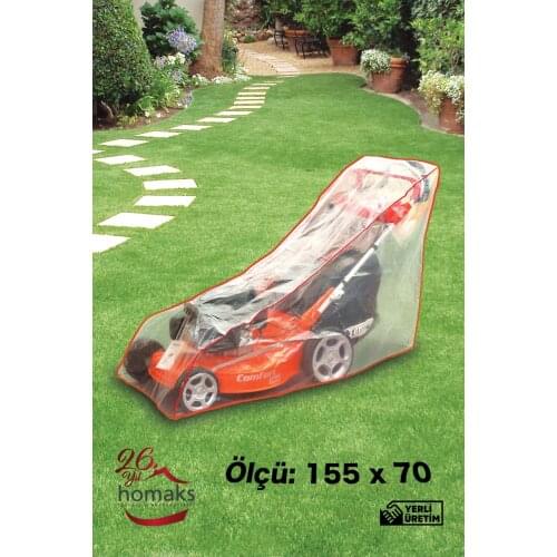 Lawn Mower Protection Cover transparent tarpaulin cover protects from durable rain and dust