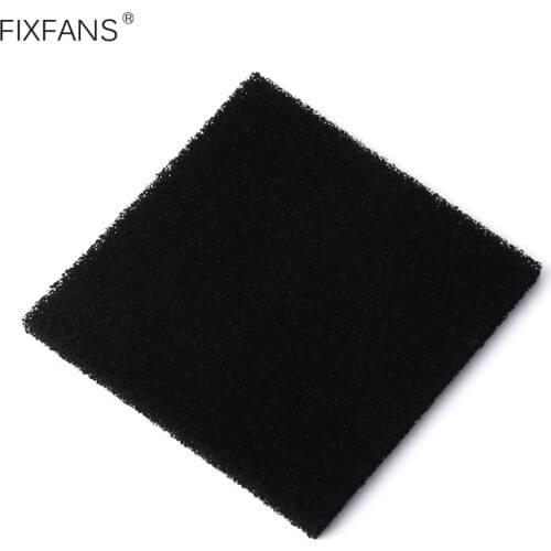 FIXFANS Anti-Static Activated Carbon Filter Sponge Pad Solder Smoke Absorber Remover Fume Extractor for Soldering, 130x130x10mm