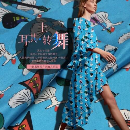 CNUM SCD135 100% Natural Silk Crepe De Chine/ Dancing /Silk Fabric Thin/ Width 1.48yd Thickness 12mm/ Unit:M