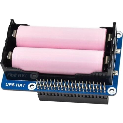 For Raspberry Pi 4 Module B, UPS HAT Uninterrupted Power Supply, 5V Stable Power Output for Raspberry Pi