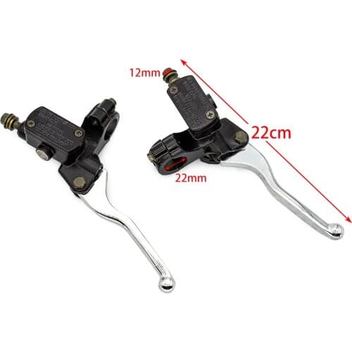 Hydraulic Brakes Universal Motorcycle Brake Pump Buggy Scooter Cylinder Pump Handle Accessories Left Right Clutch Lever 50-250CC