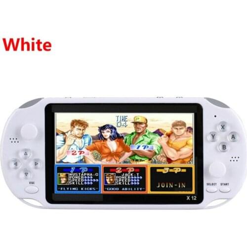 X12 5.1" Colorful Screen Retro Game Console 128Bit Handheld Game Host Machine