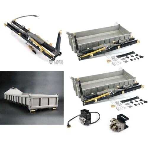 LESU 1/14 Hydraulic Set Bucket Cylinder Parts For Hydraulic RC Dumper Truck Roll On/Off Tipper TAMIYA TH01998-SMT2