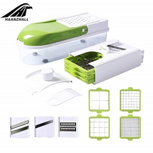 Multifunction Vegetable Slicer with 8 Dicing Blades Manual Potato Peeler Carrot Grater Dicer Kitchen Tools Vegetable Cutter