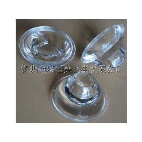 High power led lens 20mm 20 degrees Smooth concave lens,Condenser lens, 1W 3W lens Reflector