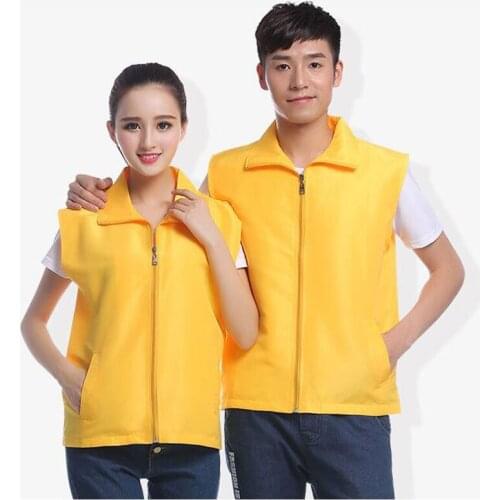 Mens Casual Vest Women Cheap Advertisement Vests Outdoor Photography Team Outerwear Multi-colors Logo Prints Waistcoat M-4XL