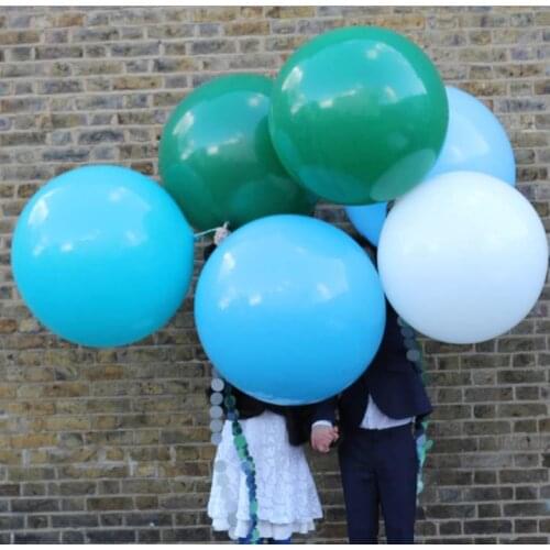 Ynaayu 1PC 18 Inch Thickened Large Party Balloons Latex Balloon Wedding Dress Round Balloon For Wedding Decort