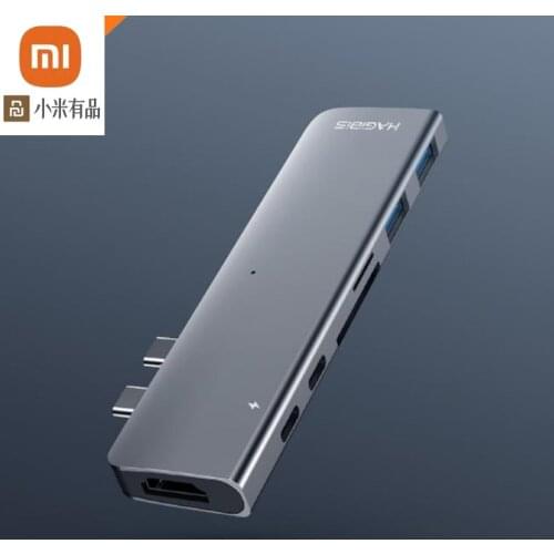 Original xiaomi mijia thinking docking station seven interface lightning 3 fast transmission support 8k video double head Type-c