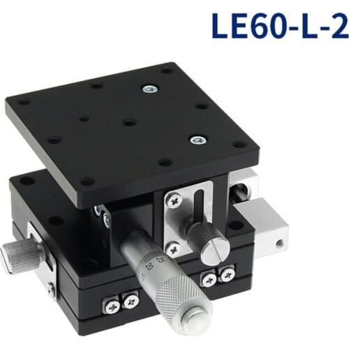 XZ Axis 60*60mm Sliding Stage Displacement Lift Platform Guide Rail 60x60mm XZ60-L-2 LE60-L-2 Linear Stage Sliding Table